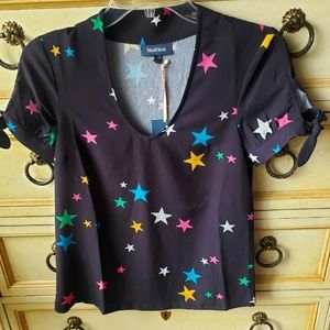 Modcloth Stars Blouse